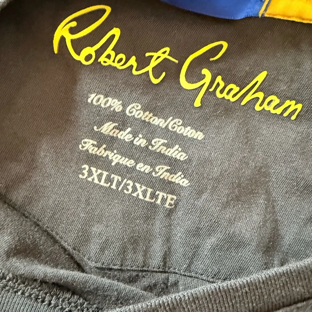 Robert Graham Skull Space Graphic Tee | Artist Series | Black | Size 3XL - Picture 3 of 4